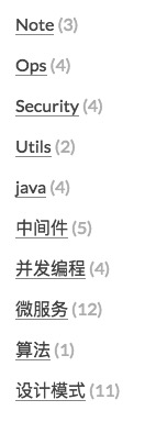 categories